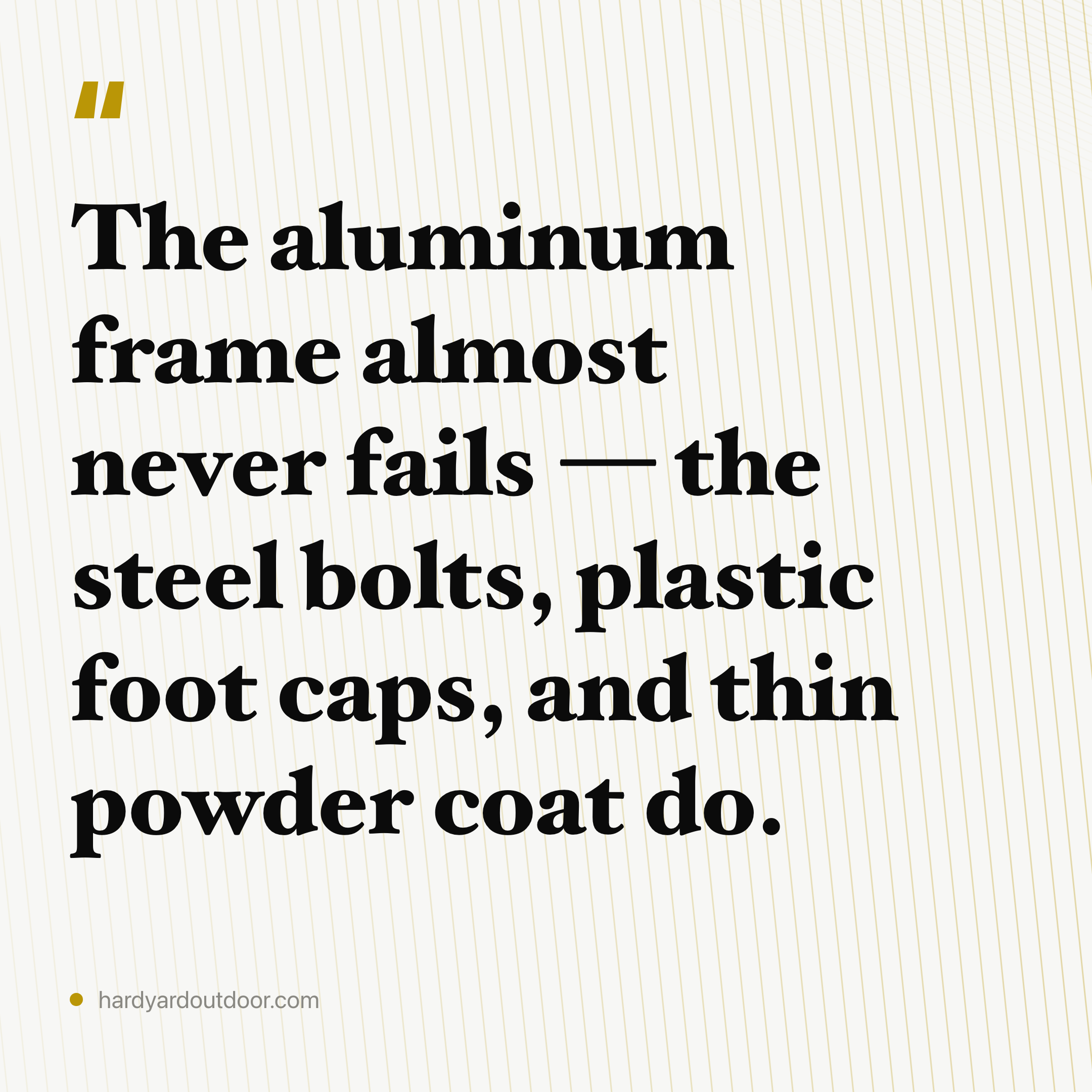 Aluminum Patio Furniture: 4 Checks Before You Buy