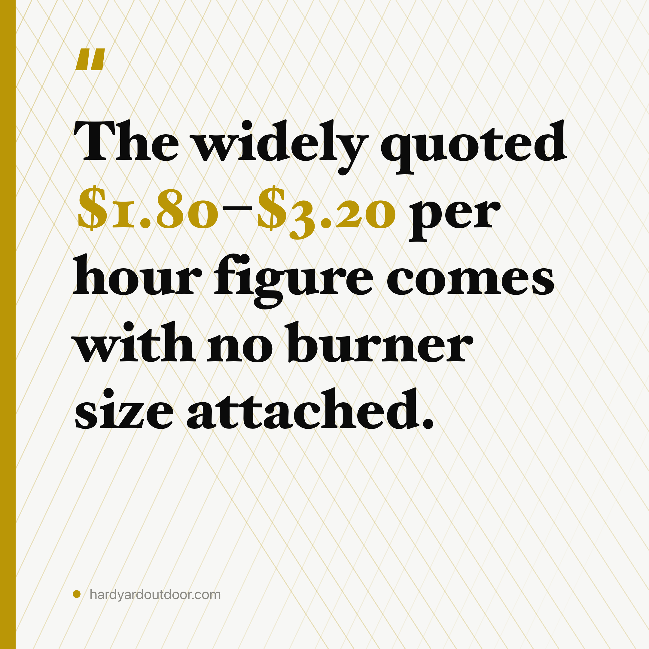Fire Pit Fuel Cost: Do the BTU Math