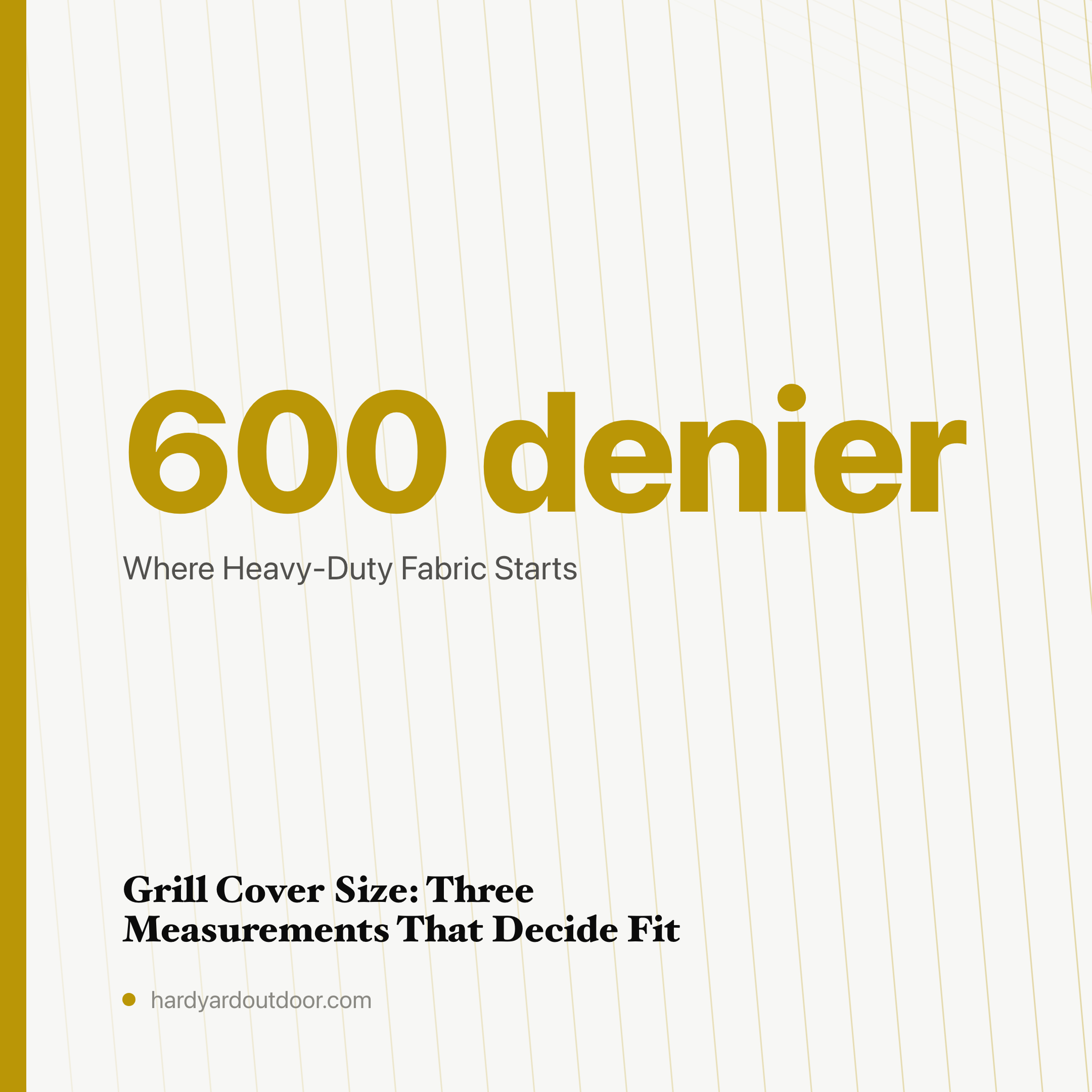 Grill Cover Size: Three Measurements That Decide Fit