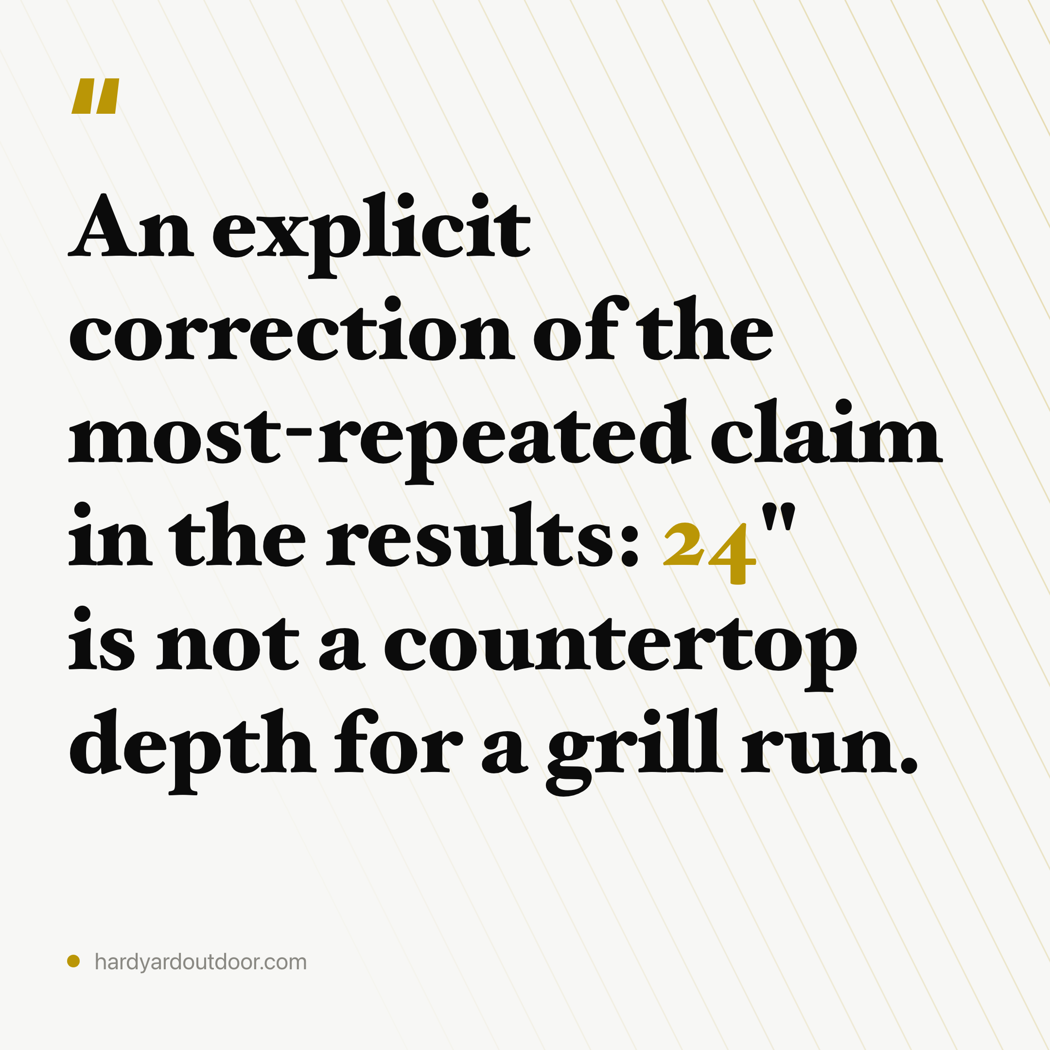 Outdoor Kitchen Counter Depth: Why Sources Disagree