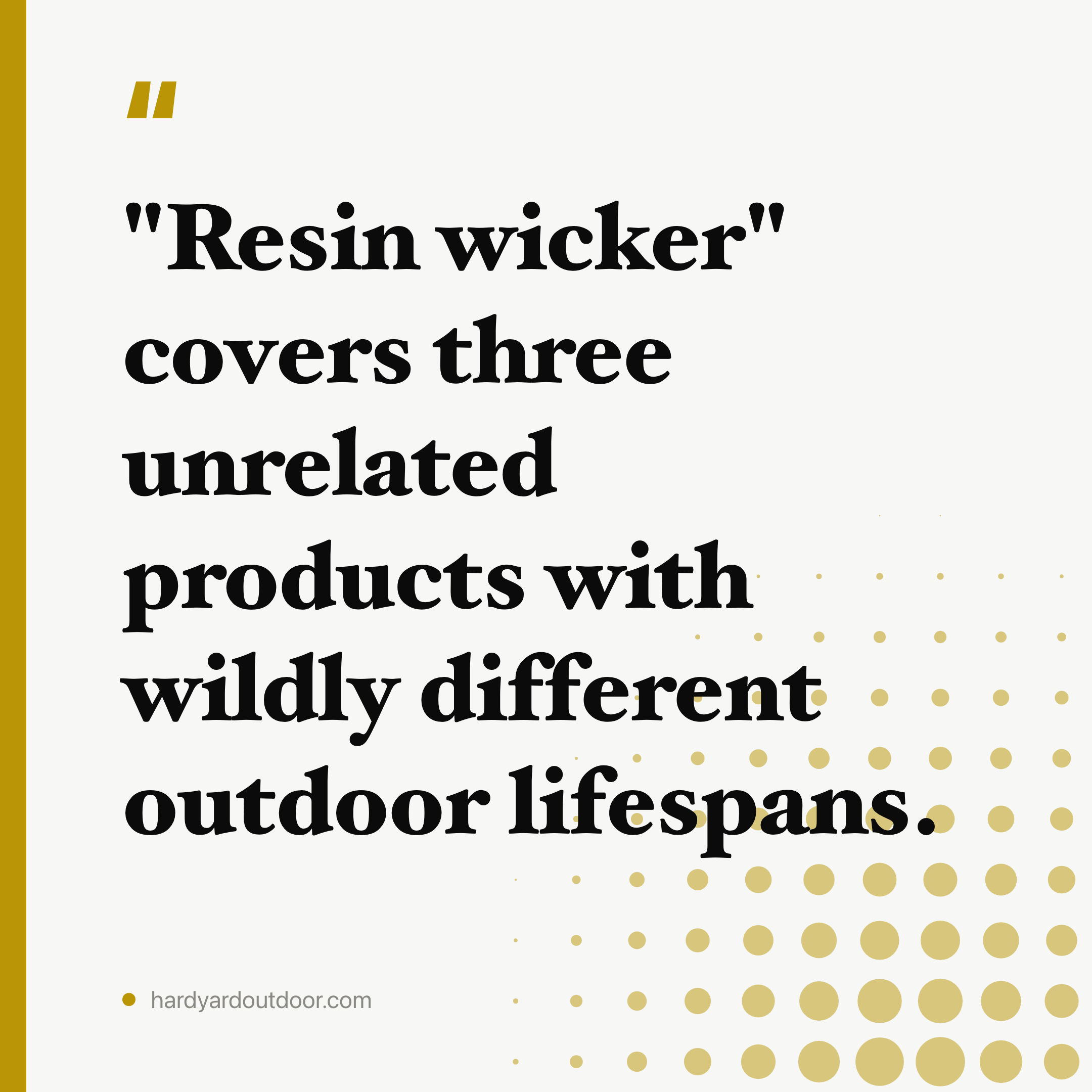 Resin Wicker Patio Furniture: HDPE vs PVC vs Rattan